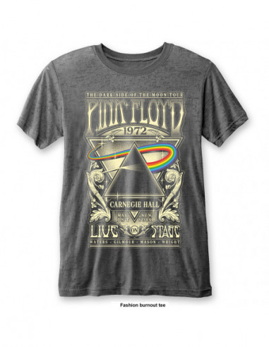 Pink Floyd: Carnegie Hall Grey (T-Shirt Unisex Tg. S)