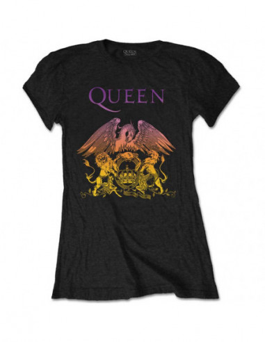 Queen: Gradient Crest (T-Shirt Donna Tg. XS)