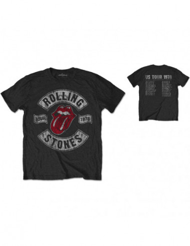 Rolling Stones (The): Us Tour 1978 Special Edition Black (T-Shirt Unisex Tg. S)