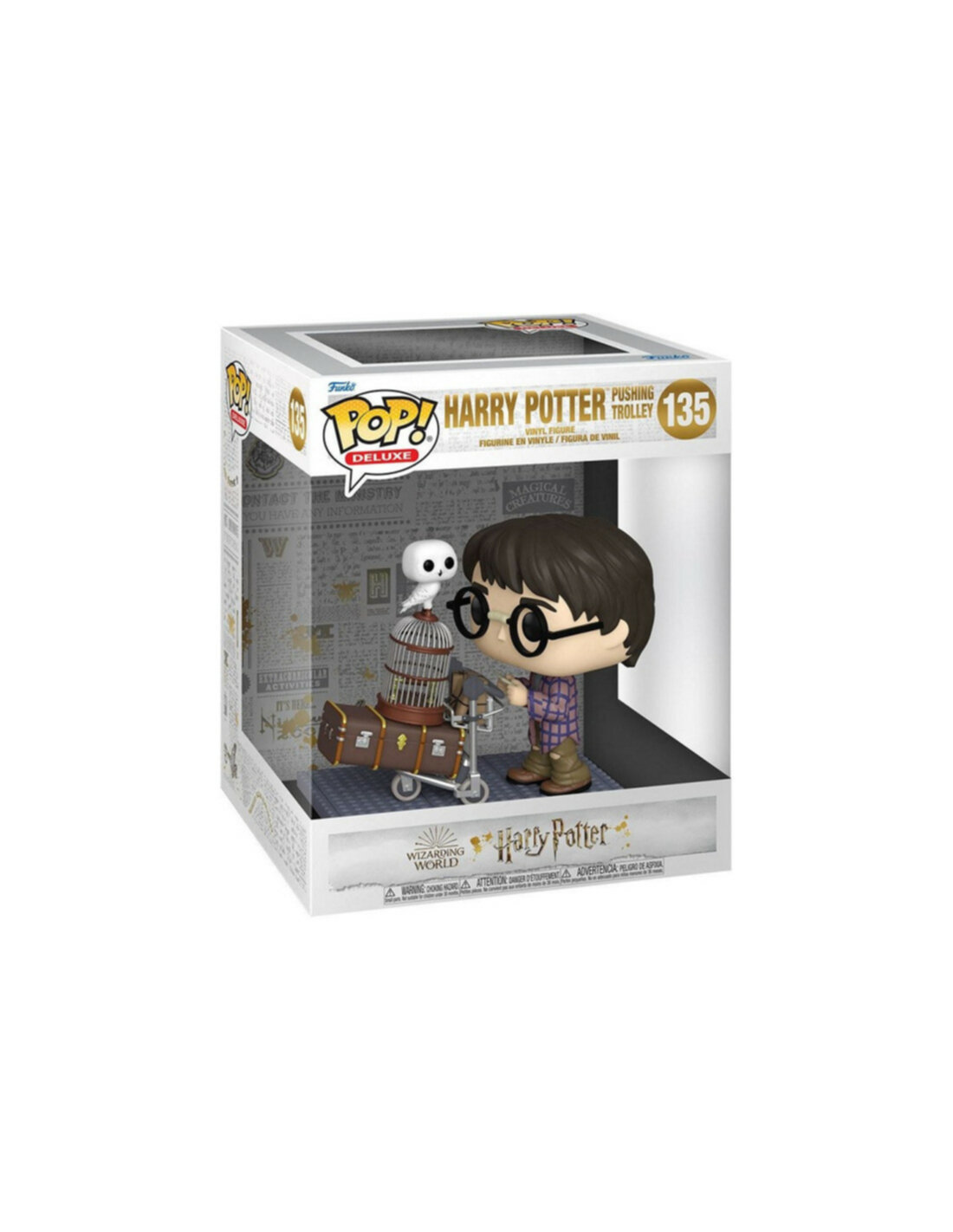 Harry Potter: Funko Pop! Deluxe: Hp Anniversary- Harry Pushing Trolley