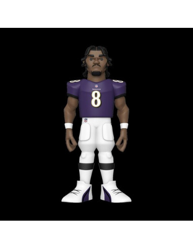 American Football: Funko Gold - Nfl - Ravens - Lamar Jackson (12) (Premium Vinyl Figure)