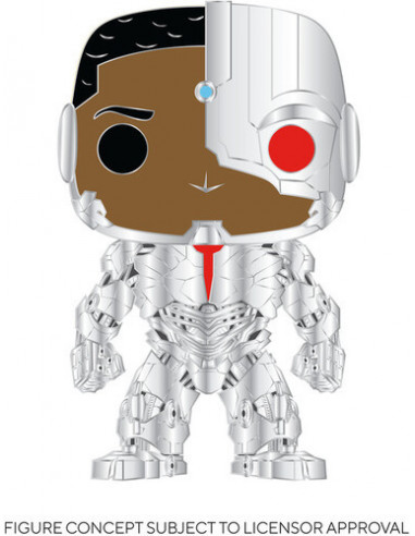 Cyborg: Funko Pop! Pin - Cyborg (Enamel Pin / Spilla Smaltata)