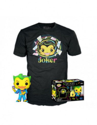 Dc Comics: Funko Pop! & Tee - Joker (Tg. Xl)