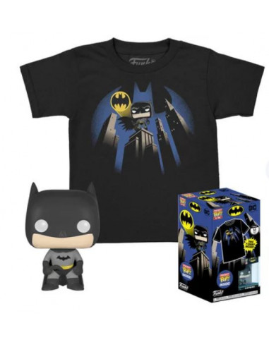 Dc Comics: Funko Mini Pop! & Tee - Batman (Tg. Xl)