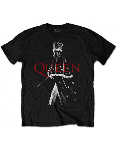 Queen: Freddie Crown (T-Shirt Unisex Tg. M)