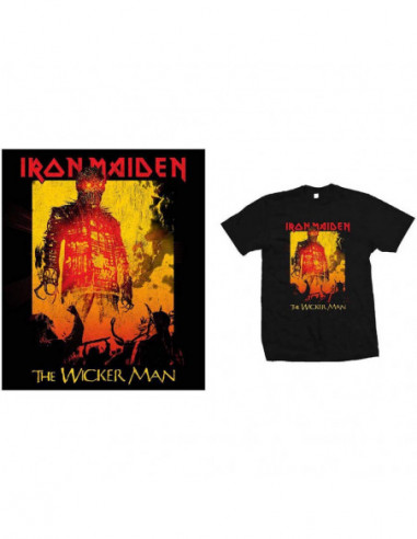 Iron Maiden: The Wicker Man Fire (T-Shirt Unisex Tg. M)