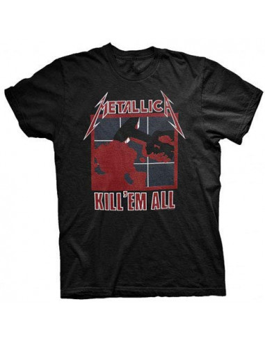 Metallica: Kill 'Em All (Back Print) (T-Shirt Unisex Tg. S)