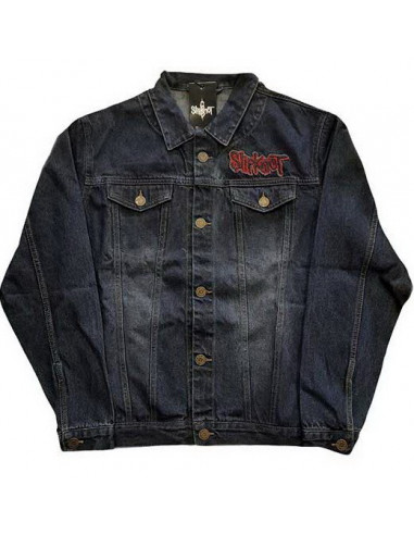 Slipknot: Unisex Denim Jacket: Tribal Logo (Back Print) (Giacca Unisex Tg. M)