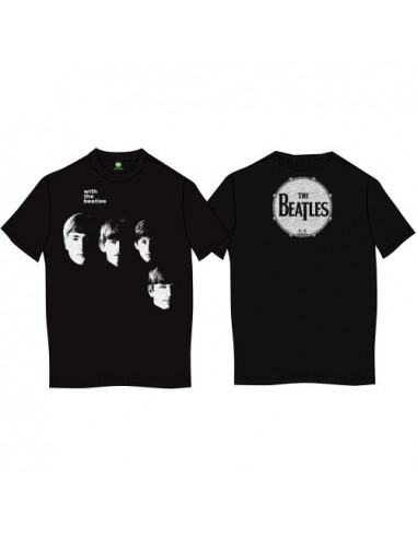 Beatles (The): With Beatles (The) Black (T-Shirt Unisex Tg. L)