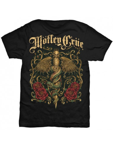 Motley Crue: Exquisite Dagger (T-Shirt Unisex Tg. XL)