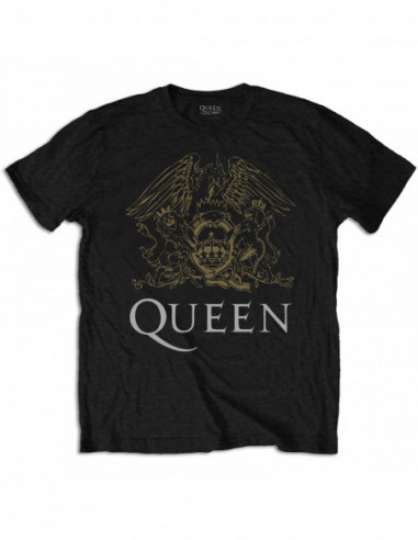 Queen: Crest (T-Shirt Unisex Tg. L)