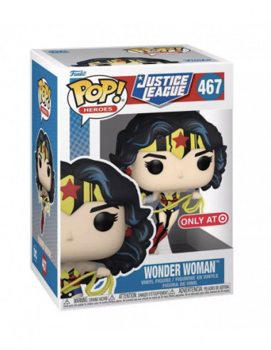 Dc Comics: Funko Pop! Heroes - Jl Comic - Wonder Woman (Vinyl Figure 467)