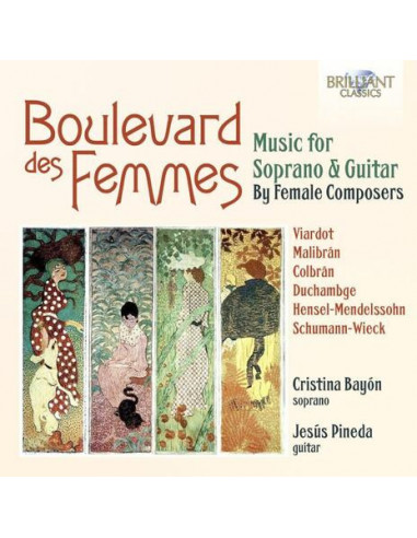 Cristina Bayon, Soprano Jesus Pineda, Guitar. - Music Fo Soprano and Guitar By Female Composers - (CD)