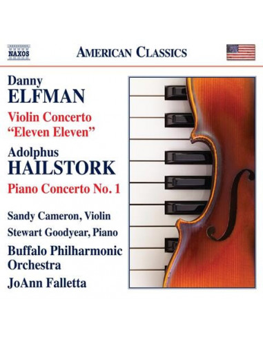 Cameron Violin, Goodyear Piano, Buffalo Philharmonic Orchestra - Violin Concerto Eleven, Pianoconcerto No. 1 - (CD)