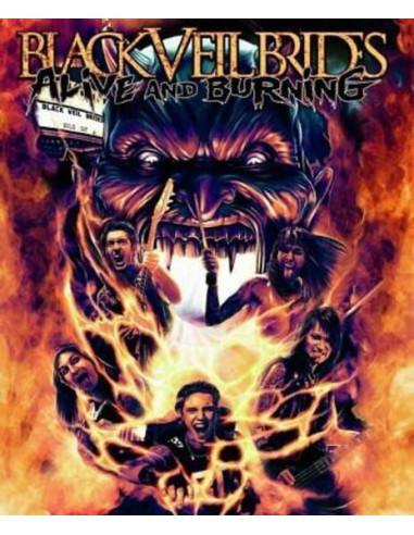 Black Veil Brides - Alive And Burning (Blu-ray)