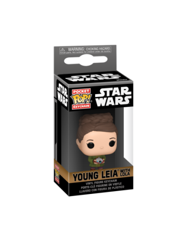 Star Wars: Funko Pop! Keychain - Obi-Wan Kenobi S2 - Young Leia Organa