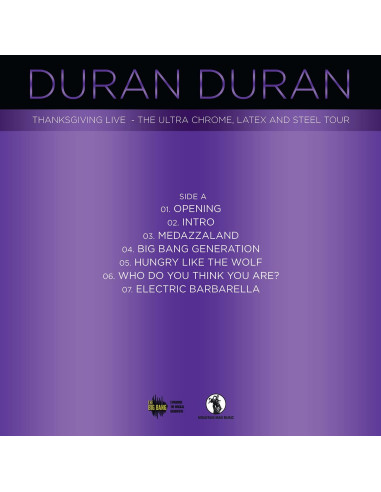 Duran Duran - Ultra Chrome,Latex & Steel Tour - Limited Edition