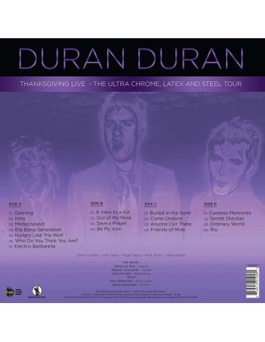 Duran Duran - Ultra Chrome,Latex & Steel Tour - Limited Edition