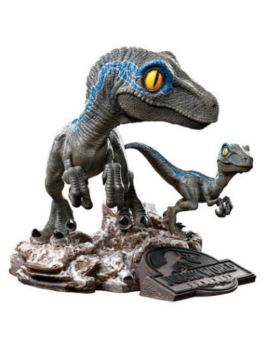 Jurassic Park: Iron Studios - Dominion Blue And Beta Pvc Statue Minico