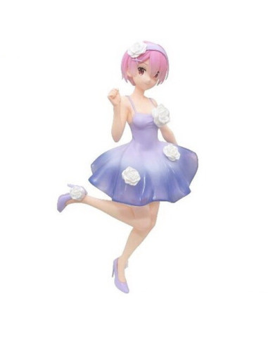 Re Zero Starting Life Ram Flower Dress Statue