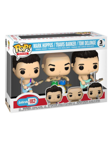 Blink-182: Funko Pop! Rocks - Mark Hoppus / Travis Barker / Tom Delonge (3 Pack)