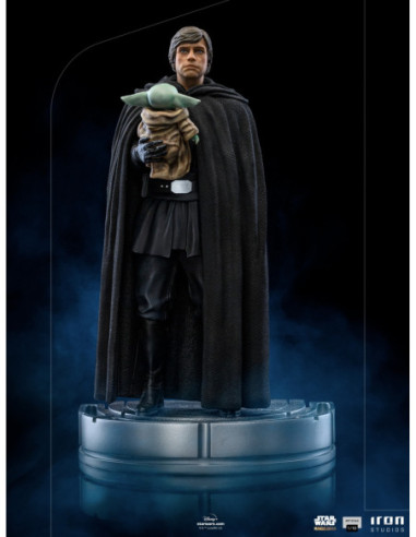 Star Wars: The Mandalorian Luke Skywalker Y Grogu The Child Figura Art Scale