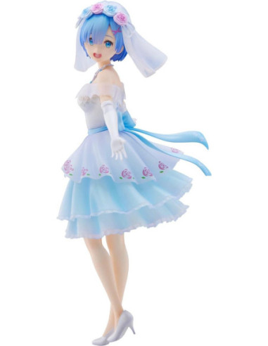 Re Zero Starting Life Rem Wedding Non-Scale Pvc Fi