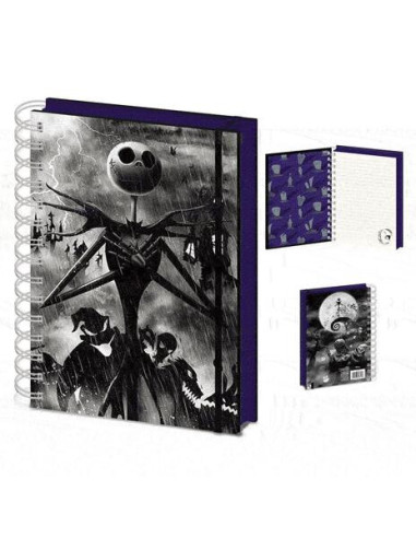 Nightmare Before Christmas: Seriously Spooky 3D Cover A5 Notebook (Quaderno)