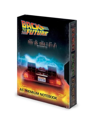 Back To The Future: Vhs Premium A5 Notebook (Quaderno)