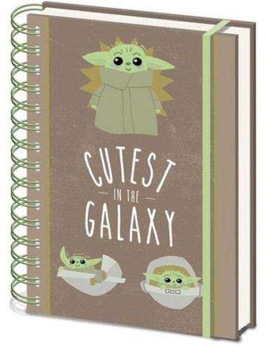 Star Wars: Pyramid - The Mandalorian - Cutest In The Galaxy (A5 Wiro Notebook / Quaderno)