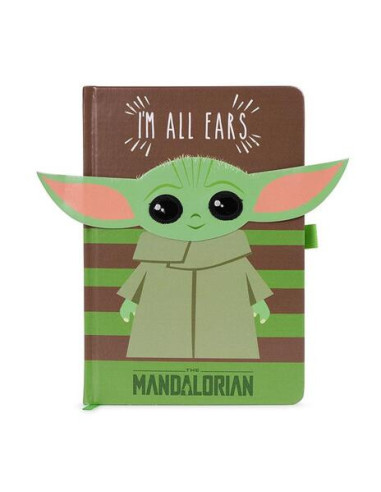 Star Wars: Pyramid - The Mandalorian - I'M All Ears Green (A5 Premium Notebook / Quaderno)