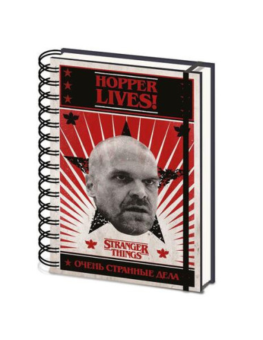 Stranger Things: Hopper Lives A5 Notebook (Quaderno)