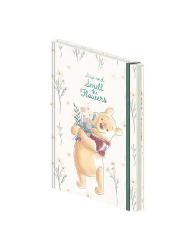 Disney: Pyramid - Winnie The Pooh - Stop And Smell The Flowers (Premium A5 Notebook / Quaderno)