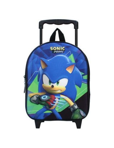 Sega: Vadobag - Sonic - Wild Thing Black 3D (Trolley Backpack / Zaino Trolley)