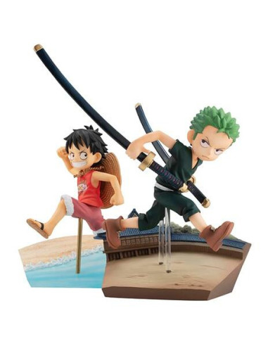 One Piece: Gem Ser Roronoa Zoro Run Run Run Fig