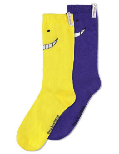 Assassination Classroom: Men's Crew Socks Multicolor (Calzini Tg 43/46) (2Pack)