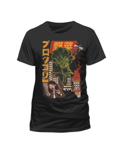 Ilustrata Studio: Pyramid - The Broccozilla Black (T-Shirt Unisex Tg. S)