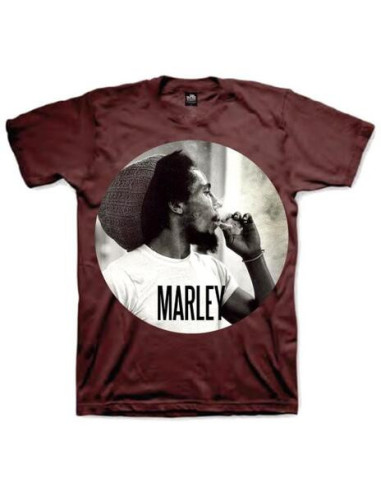 Bob Marley: Smokin Circle (T-Shirt Unisex Tg. S)