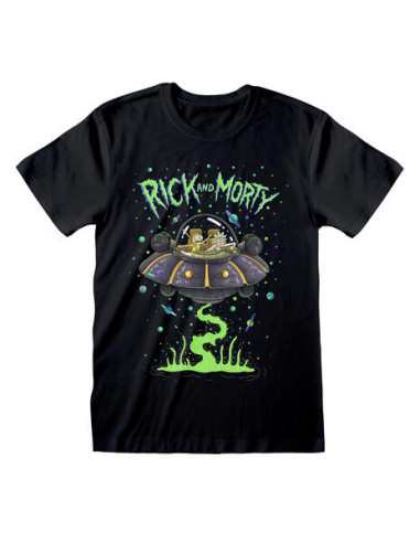 Rick And Morty: Spaceship (T-Shirt Unisex Tg. XL)