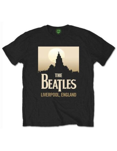 Beatles (The): Liverpool England Black (T-Shirt Unisex Tg. L)