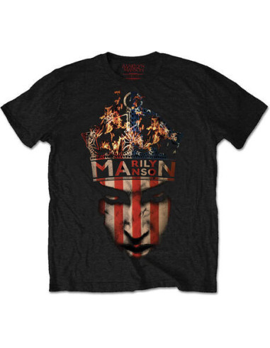 Marilyn Manson: Crown (T-Shirt Unisex Tg. M)