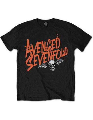 Avenged Sevenfold: Orange Splatter (T-Shirt Unisex Tg. 2XL)