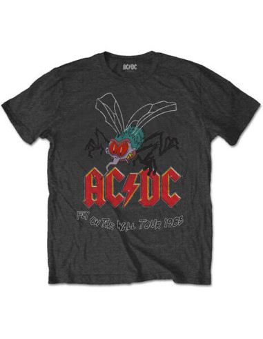 Ac/Dc: Fly On The Wall Grey (T-Shirt Unisex Tg. S)