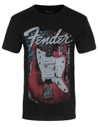 Fender: Distressed Guitar (T-Shirt Unisex Tg. M)