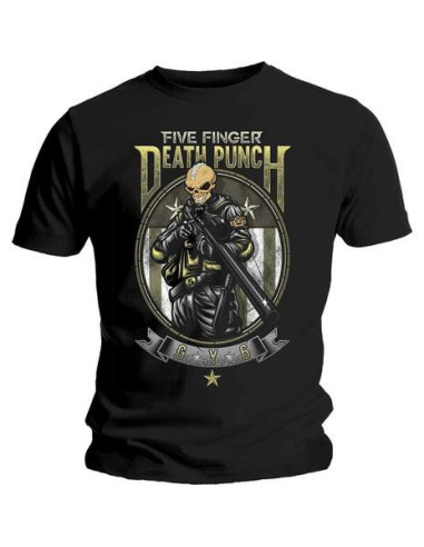 Five Finger Death Punch: Sniper (T-Shirt Unisex Tg. L)