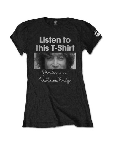 John Lennon: Listen Lady (T-Shirt Donna Tg. S)