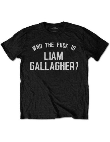 Liam Gallagher: Who The Fuck (T-Shirt Unisex Tg. S)