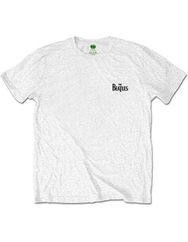 Beatles (The): Drop T Logo White (Back Print/Retail Pack) (T-Shirt Unisex Tg. L)