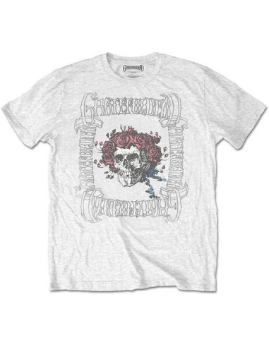 Grateful Dead (The): Bertha With Logo Box White (T-Shirt Unisex Tg. S)