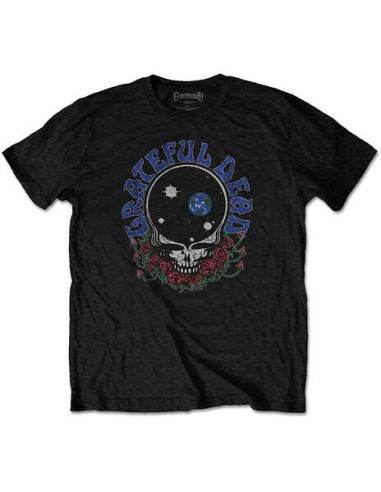 Grateful Dead (The): Space Your Face and Logo (T-Shirt Unisex Tg. S)